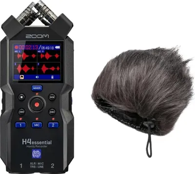 Produktbild von Zoom H4essential + Fellwindschutz