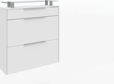 Produktbild von Hängeschuhschrank "Oliva2", weiß-matt
