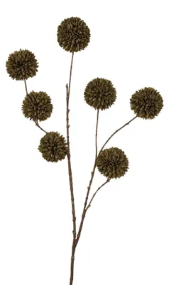Zdjęcie produktu dla Sztuczna kwiat Pompom 98 cm ciemnozielony