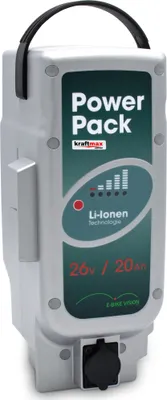 Produktbild von E-Bike Vision Power Pack Akku für Panasonic ebike System 26V / 20Ah / 510WH - Unterrohr