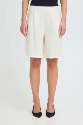 Produktbild von Oxmo OXNInna Damen Shorts Leinen-Shorts Bermuda Leinenmix Loose Fit
