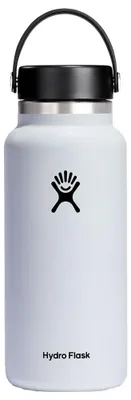 Produktbild von Hydro Flask 32oz Wide Mouth, 946 ml, Tägliche Nutzung, Weiß, Edelstahl, White, Erwachsener