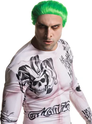 Produktbild von Suicide Squad Joker-Perücke - Einheitsgröße