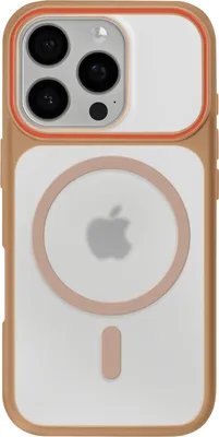 Zdjęcie produktu dla Avizar, hybrydowe etui MagSafe z twardym tyłem iPhone 16 Pro, brązowe