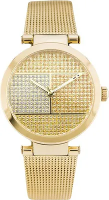 Produktbild von Tommy Hilfiger 1781867 Damen-Armbanduhr, Edelstahl-Gehäuse, Metall-Armband