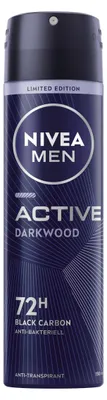 Immagine prodotto di Nivea Men Active Darkwood, deodorante spray in edizione limitata, 150 ml