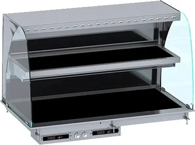 Produktbild von Combisteel Einbau-Wärmevitrine Wandmodell aus Keramik GN4/1