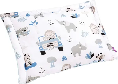 Produktbild von Blue Safari & Blue Minky Doppelseitiges Kinderkissen 40 x 60cm