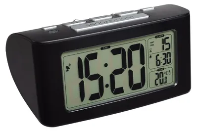 Produktbild von TFA Funk Wecker 60.2532.01 Schwarz Alarmzeiten 1 (60.2532.01)