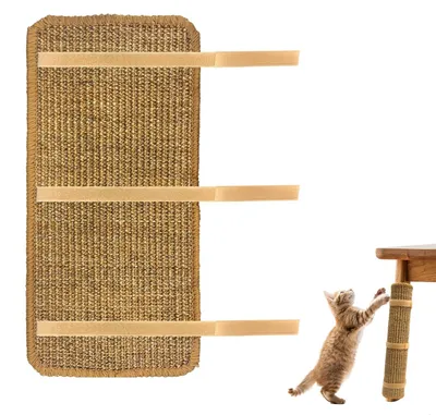 Produktbild von Kratzbrett Kratzbaum Katzenkratzbrett - Sisal - 40 x 20 cm - Selbstklebend