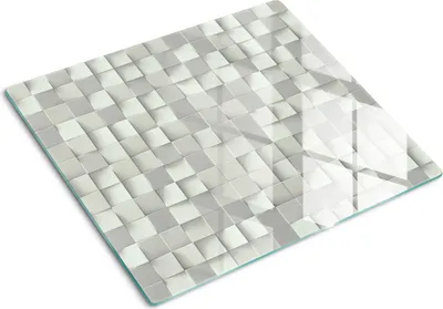 Immagine prodotto di Copertura per piano cottura – Copertura per piano a induzione – Piano di vetro protettivo – 60x52 cm – Piani di vetro protettivi per fornelli – Vetro temperato – Motivi geometrici