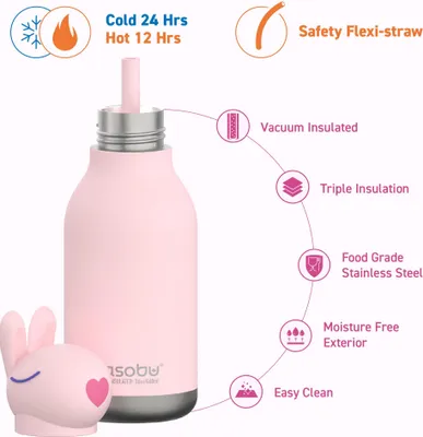 Immagine prodotto di ASOBU Borraccia Bubbles il Coniglio 460ml