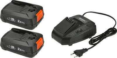 Produktbild von Gardena Starter-Kit P4A 2 x PBA 18V/45 2,5 Ah + AL 1830 CV