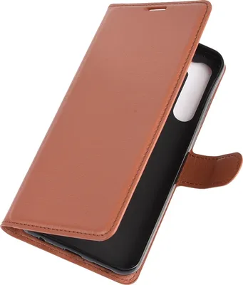 Produktbild von Mobigear Classic  HTC Desire 20 Pro Hülle Klapphülle Geldbörse - Cognac