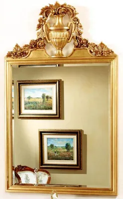 Produktbild von Casa Padrino Luxus Barock Spiegel Gold - Prunkvoller Massivholz Wandspiegel im Barockstil - Barock Möbel - Luxus Qualität -  Italy