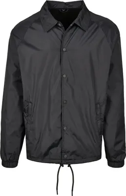 Produktbild von Build Your Brand BY128 | Herren Jacke Coach Jacket, Nylon, Futter aus Baumwolle - Farbe: Black - Größe: L