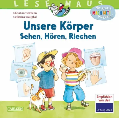 Obrázek produktu pro LESEMAUS 168: Unsere Körper - Sehen, Hören, Riechen