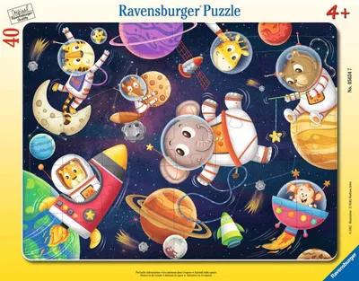 Obrázok produktu pre Ravensburger 56347, 40 kusov, Vesmír, 4 rok / roky