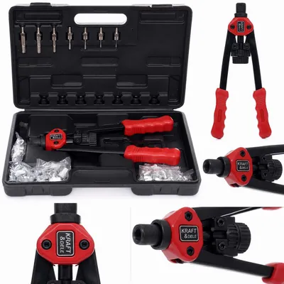 Produktbild von Kraft & Dele KD10556 Handnietzange für Nieten M3-M10 Satz 110tlg