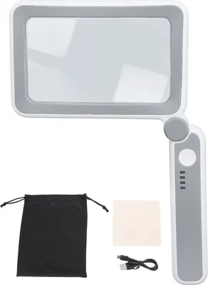 Image de Loupe rectangulaire 4x 3 LED -Modes de contrôle tactile