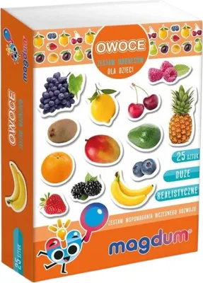 Immagine prodotto di Magneti Di Frutta Per Bambini 25 Pezzi Mv 6032-11