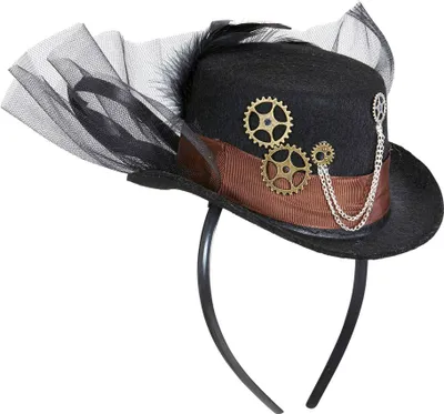 Obrázek produktu pro Retro steampunk Mini Top Hat - jedna velikost Steam Punk viktoriánský styl