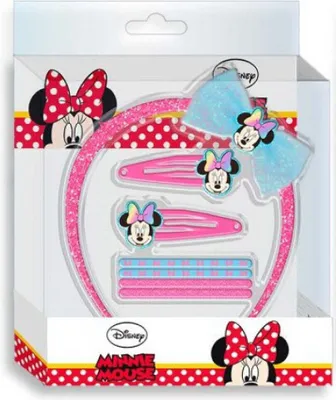Obrázok produktu pre Disney Minnie Mouse sponka do vlasov, čelenka, sada čeleniek