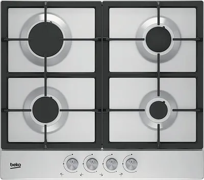 Immagine prodotto di Beko hiag 64225 sx piano cottura a gas integrato in acciaio inox 4 zone