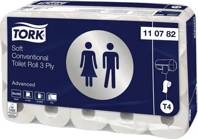Produktbild von Toilettenpapier TORK Advanced · 110782 3-lagig,Dekorprägung TORK