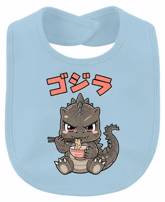 Productafbeelding van Godzilla, Kaiju, Ramen, Kawaii, Japans, Anime, Monster, Eten, Stokjes, Schattig, Baby, Lichtblauw, One size