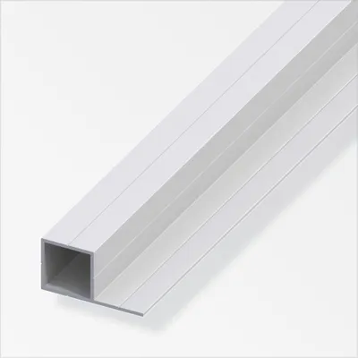 Produktbild von alfer Quadratrohr, 1 Schenkel 2.5 m, 23.5 x 45.5 x 1.5 mm Alu silber