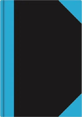 Immagine prodotto di Blocco note - Formato: A4, foderato, blu/nero, 96 fogli - 1 pezzo