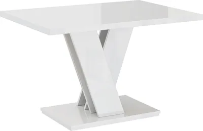 Produktbild von MEBLINI Couchtisch Wohnzimmer - Wohnzimmertisch Modern - Sofatisch Wohnzimmer - Stubentisch - Kaffeetisch - Coffee Table for Living Room - MASIV - 100x70x60cm - Weiß Hochglanz