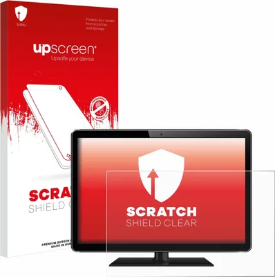 Produktbild von upscreen Schutzfolie für Standardgrößen mit 61 cm (24 Zoll) Displays 532 x 299 mm Displayschutz Displayschutzfolie Folie Klar Transparent