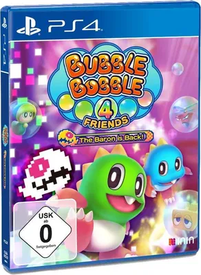 Produktbild von ININ Games Bubble Bobble 4 Friends: The Baron is Back!, PlayStation 4, E (Jeder), Physische Medien