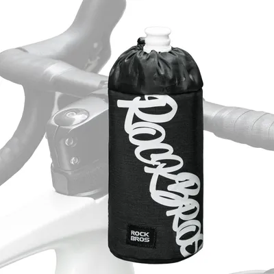 Obrázek produktu pro ROCKBROS brašna na láhev 3D brašna na řídítka se zapínáním na druky Polyester 1L černá