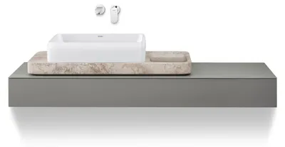 Produktbild von DURAVIT WA1070004010 Wave 1Heb.-Wtmi. chr. 167x65x222