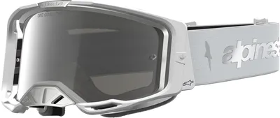 Zdjęcie produktu dla Okulary motocyklowe Alpinestars Vision 8 Amber Mirror, białe/srebrne, uniwersalny rozmiar