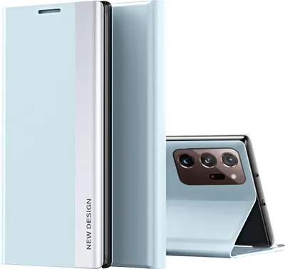 Immagine prodotto di Galaxy Note 20 Ultra Case, LaimTop Finto cuoio Magnetic Flip Stand Case per Samsung Galaxy Note 20 Ultra Blue