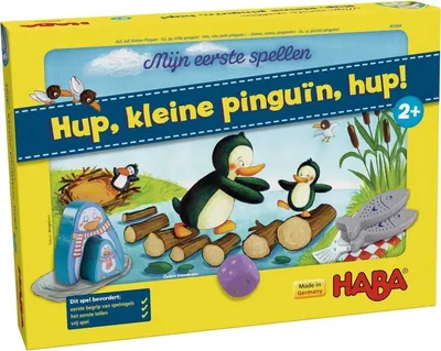 Produktbild von Haba-Spiel „Meine ersten Spiele“ – „Hopp, kleiner Pinguin“