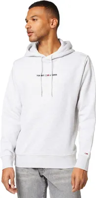 Produktbild von Tommy Hilfiger Herren Langarm-Kapuzen-Sweatshirt Grau DM0DM12942_GRIGIO_PJ4 : Größe - 2XL Größe: 2XL