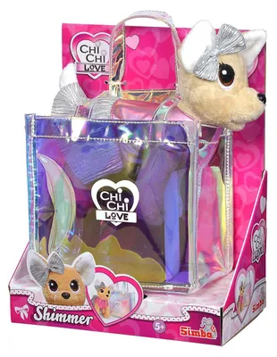 Image de Chi Chi Love Shimmer Knuffelhond in Tas