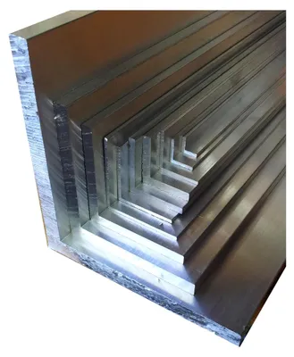 Produktbild von Aluwinkelprofil 15 x 15 x 2 mm gleichschenklig aus Aluminium (4, 100 cm)