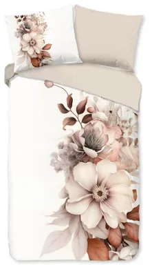 Obrázok produktu pre Dobré ráno, posteľná bielizeň "Vester" – krémová – (140x220 cm) – 100 % bavlna