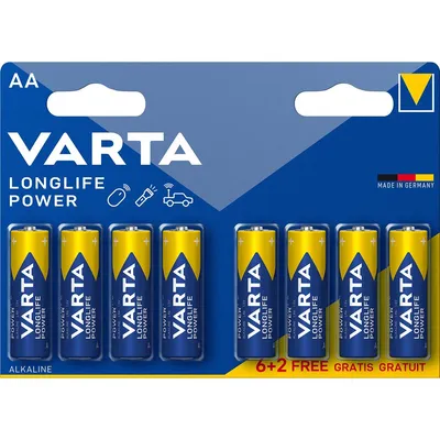Produktbild von Longlife Power Aa/lr06 Batterien 6 + 2 Gratis - Varta