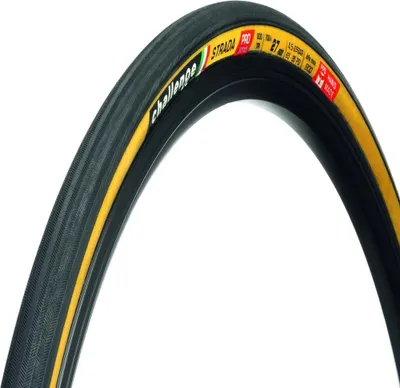 Zdjęcie produktu dla Opona szosowa Challenge Strada Pro Handmade Clincher 27-622 czarna/brązowa - sz...