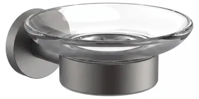 LAVITA Seifenschale Senso für Wandmontage Gunmetal matt – Produktansicht