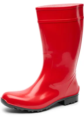 Image de Bottes en caoutchouc pour femmes Ladeheid LA-967 (rouge/noir, 37 UE)
