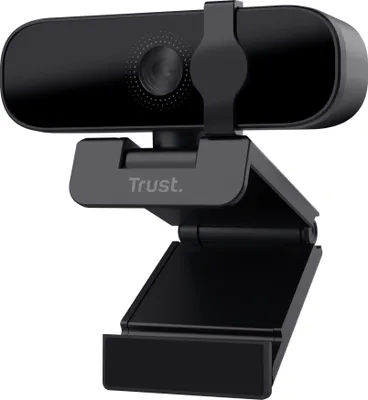 Produktbild von Trust Tanor 1080p Webcam PC, Full HD USB Web Cam mit Blickschutzfilter, PC Kamera mit Mikrofon, Fixfokus 30 FPS, 85% Recyclingkunststoff, Videokamera für Laptop Desktop Mac Windows Zoom Teams