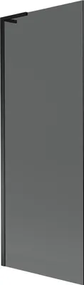 Produktbild von Mexen Next L Badewannenwand 1-flügelig 70 x 150 cm, Graphit, Schwarz - 895-070-000-03-40-70
